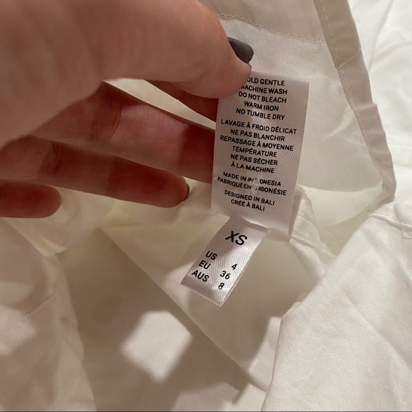 NWT MAGALI PASCAL TILIA SHIRT WHITE SIZE XS MSRP $340 - Picture 9 of 9